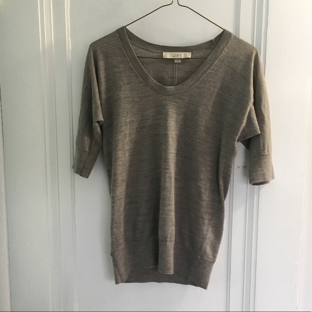 LOFT • Knit Top Short Sleeve